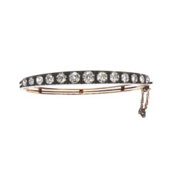 Bracciale in oro e argento, inizio XX secolo
