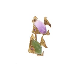 Spilla in oro giallo 18kt