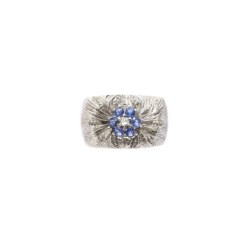 Anello in oro bianco 18kt, 1960 circa
