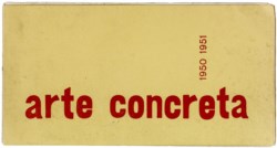 Arte concreta 1950-1951