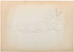Studio di donna distesa