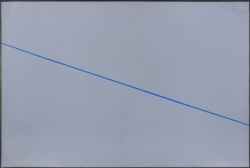 Concetto costruttivo elemento geometrico - linea blu