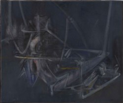 Studio di figura umana aggrappata
