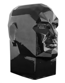 Testa di Mussolini