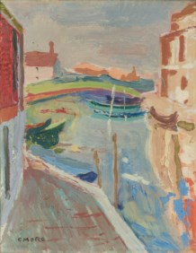Le canal de Burano (Venise)
