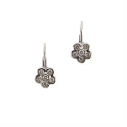 Orecchini in oro bianco 18kt