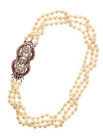 Collana in oro bianco 18kt