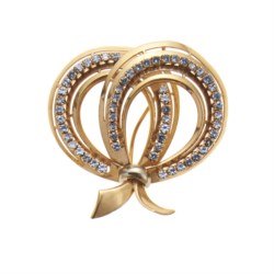 Spilla in oro giallo 18kt