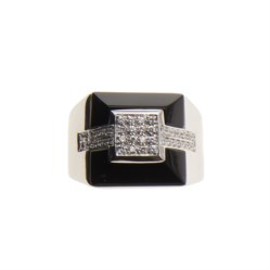 Anello in oro bianco 18kt