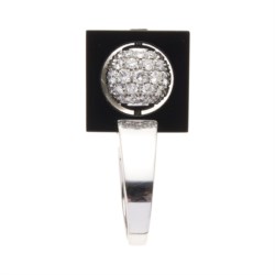 Anello in oro bianco 18kt