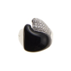Anello in oro bianco 18kt