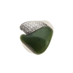 Anello in oro bianco 18kt