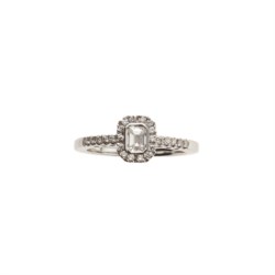 Anello in oro bianco 18kt