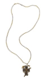 Catena in oro bicolore 18kt