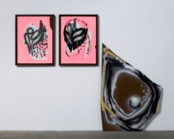 Infinite mask / perpetual mash up (pink)