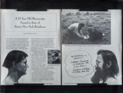 A 22 year old manuscript found in attico of artist's New York residence (A Full Moon)