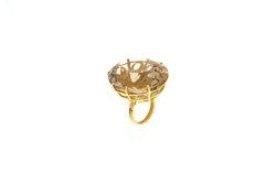 Anello in oro giallo 18kt, anni '90