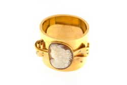 Bracciale in oro giallo 18kt, anni '50