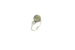 Demi-parure Damiani in oro bianco 18kt