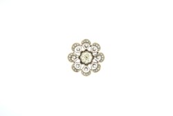 Spilla in oro bianco 18kt, anni '40