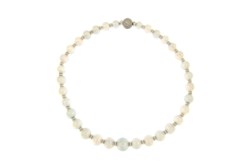 Collana in oro bianco 18kt, anni '90