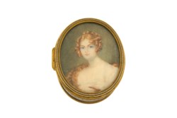 Cofanetto in argento dorato, anni '40