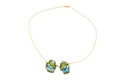 Collana in oro giallo 18kt, anni '70