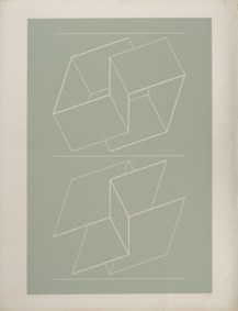 White Embossing on Gray IX