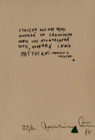 Untitled (Stasera alle ore 10)