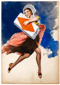Advertising poster