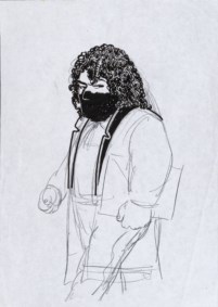 Portrait of Tamburini on the march