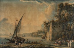 Abraham Louis Rodolphe Ducros (1748 - 1810) - View of the bay of Baia