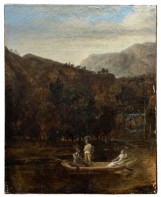 Italian school of the early XIX century - Carlo and Ubaldo, from Jerusalem Delivered