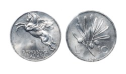 REPUBBLICA ITALIANA - 10 lire 1947