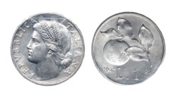 REPUBBLICA ITALIANA - 1 lira 1947