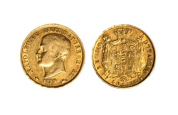 MILANO - NAPOLEONE I, Re d'Italia (1805-1814) - 40 lire 1814