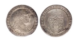 NAPOLI - FERDINANDO IV DI BORBONE - II periodo (1799-1805) - 120 grana stemma grande 1805