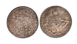 PIO VII (1800-1823) - Doppio Giulio 1816, anno XVII, Bologna