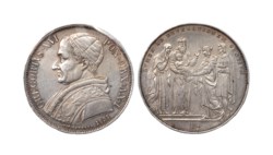 GREGORIO XVI (1831-1846) - Scudo 1831 (I° tipo), Bologna