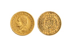 CARLO FELICE (1821-1831) - 20 lire 1827 Torino