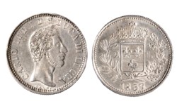 LUCCA - CARLO LUDOVICO DI BORBONE (1824-1847) - 2 lire 1837