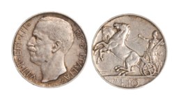VITTORIO EMANUELE III (1900-1943) - 10 lire 1928
