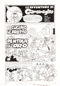 Le avventure di Gianconiglio: il cugino leprotto e la pentola d'oro, storia completa in 8 tavole
