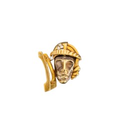 Spilla in oro giallo 18kt