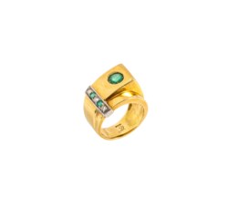 Anello in oro giallo 18kt