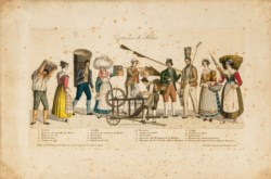 Napoleone Zucoli (secolo XIX) - Costumi di Milano