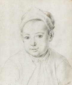 Scuola veneta del secolo XVIII - Testa di fanciullo