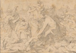 Scuola italiana del secolo XIX - Diluvio universale
