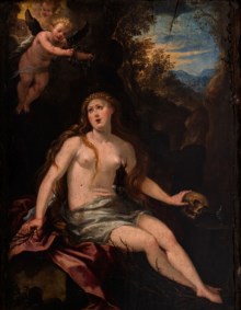 Scuola nordica del secolo XVI - Maddalena in meditazione