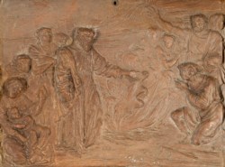 Scuola italiana del secolo XVIII - San Paolo morso dalla vipera